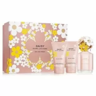 MARC JACOBS DAISY EAU SO FRESH SET (edt 75ml+sh/gel 75ml+b/lot 75ml)
