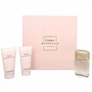 CARTIER BAISER VOLE SET (edp 50ml+b/lot 50ml+sh/gel 50ml) 