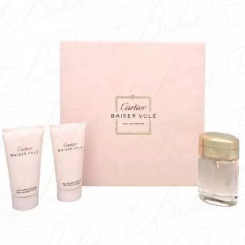 Набор CARTIER BAISER VOLE SET (edp 50ml+b/lot 50ml+sh/gel 50ml) 
