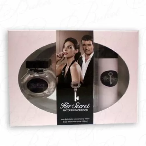 Набор ANTONIO BANDERAS HER SECRET SET (edt 50ml+deo 150ml)