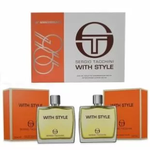 SERGIO TACCHINI WITH STYLE SET (edt 100ml+a/sh 100ml)