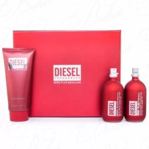 Набор Diesel ZERO PLUS MASCULINE SET (edt 75ml+a/sh 75ml+sh/gel 150ml)