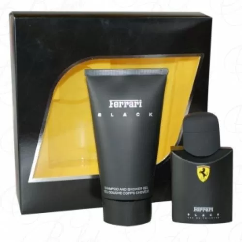 Набор FERRARI BLACK MAN SET (edt 75ml+sh/gel 150ml)