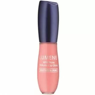 Блеск для губ LUMENE MAKE UP WILD ROSE VOLUME LIP GLOSS №24 Молочно-розовый